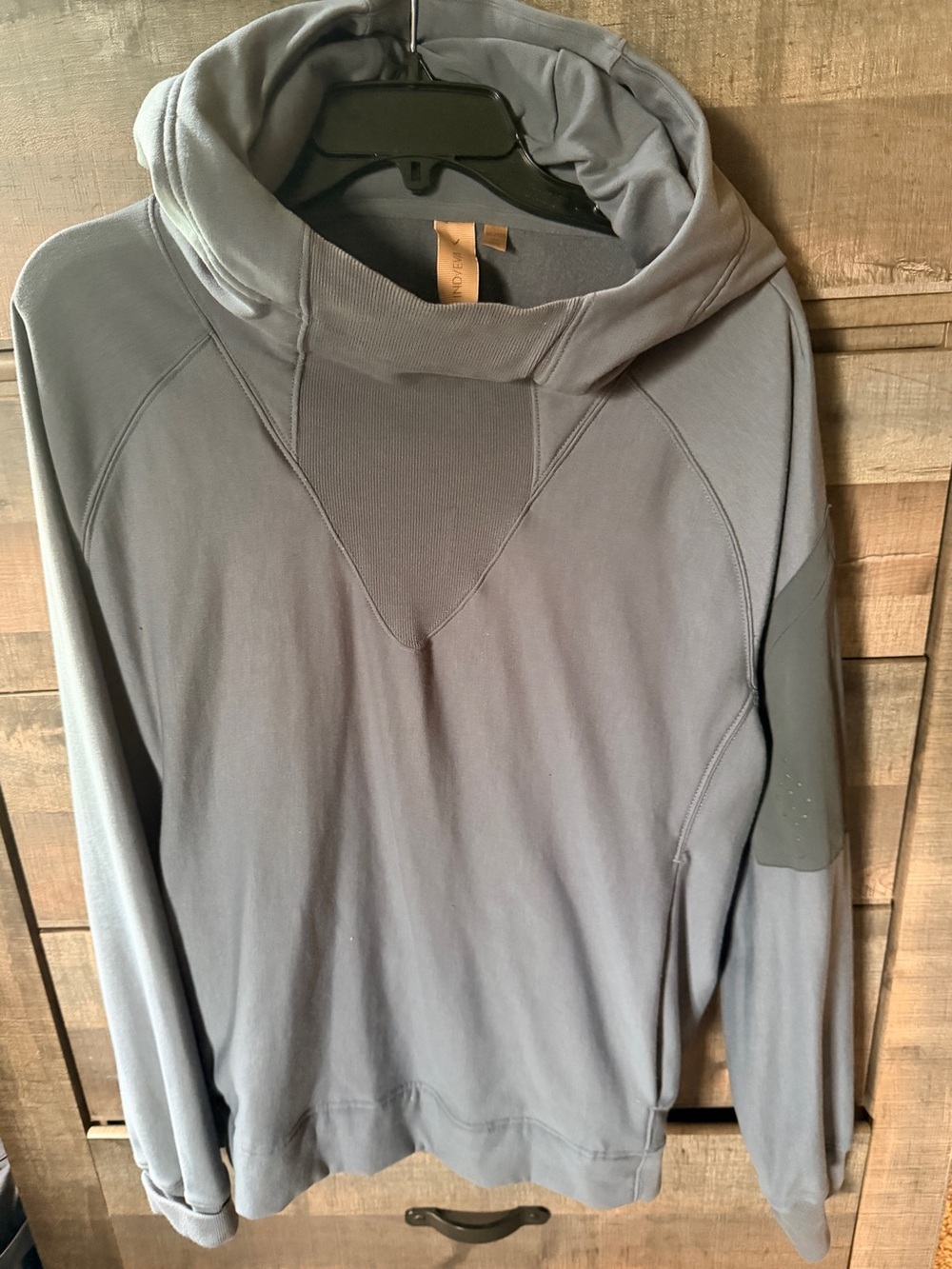 Indyeva Women's Gray Hooded Pullover Sweatshirt